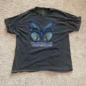 urban outfitters butterfly oversized tee